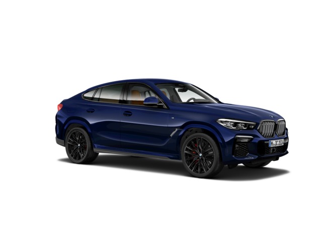 BMW X6 xDrive40d color Azul. Año 2021. 250KW(340CV). Diésel. En concesionario TACO de Sta. C. Tenerife