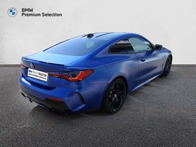 BMW Serie 4 M440i Coupé color Azul. Año 2022. 275KW(374CV). Gasolina. En concesionario Adler Motor S.L. TOLEDO de Toledo