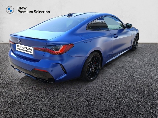 BMW Serie 4 M440i Coupé color Azul. Año 2022. 275KW(374CV). Gasolina. En concesionario Adler Motor S.L. TOLEDO de Toledo
