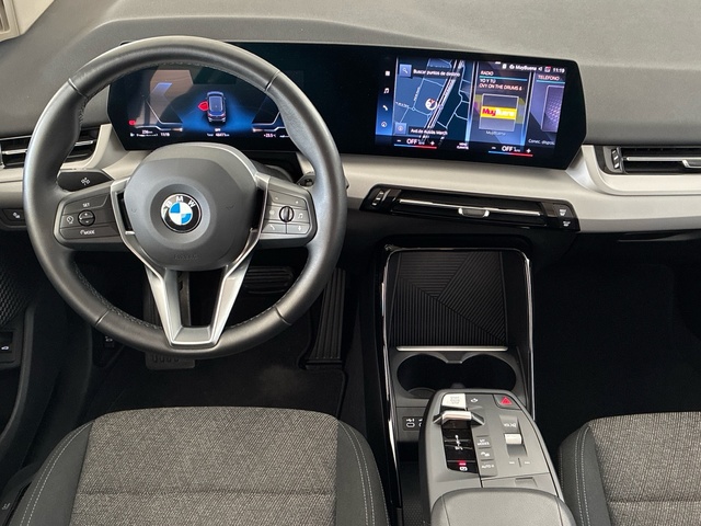 BMW Serie 2 218i Active Tourer color Gris. Año 2022. 100KW(136CV). Gasolina. En concesionario BMW Marcos Automoción de Valencia