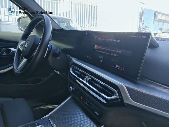 BMW Serie 3 318d color Negro. Año 2024. 110KW(150CV). Híbrido Electro/Diesel. En concesionario Adler Motor S.L. TOLEDO de Toledo