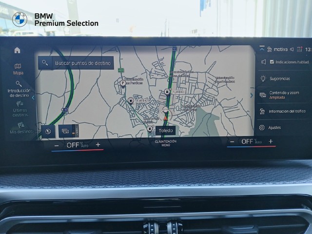 BMW Serie 3 318d color Negro. Año 2024. 110KW(150CV). Híbrido Electro/Diesel. En concesionario Adler Motor S.L. TOLEDO de Toledo