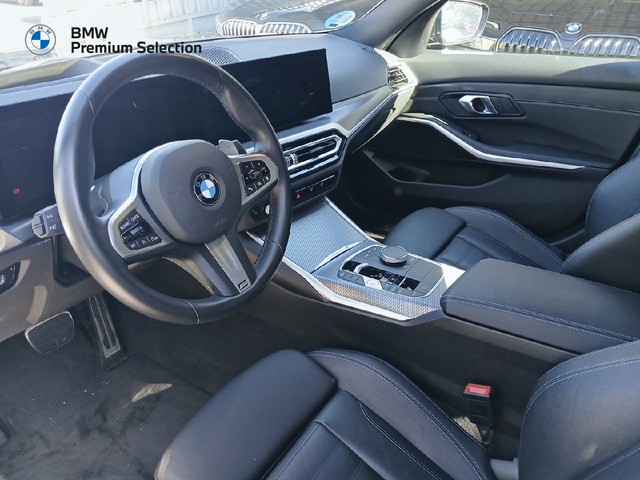 BMW Serie 3 318d color Negro. Año 2024. 110KW(150CV). Híbrido Electro/Diesel. En concesionario Adler Motor S.L. TOLEDO de Toledo
