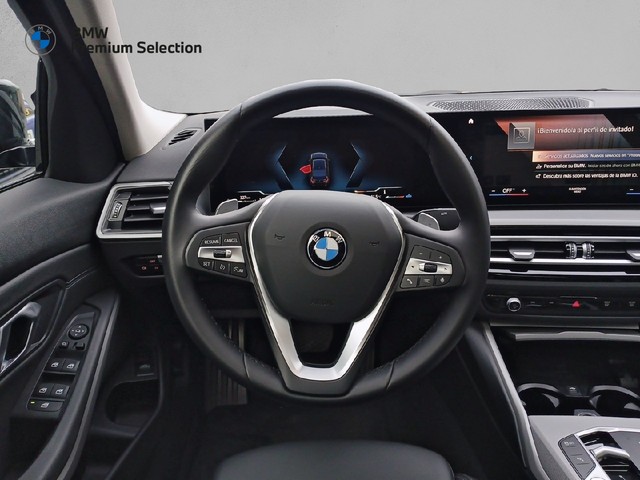 BMW Serie 3 320d color Negro. Año 2024. 140KW(190CV). Híbrido Electro/Diesel. En concesionario Adler Motor S.L. TOLEDO de Toledo
