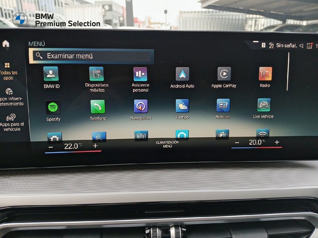 BMW Serie 3 320d color Negro. Año 2024. 140KW(190CV). Híbrido Electro/Diesel. En concesionario Adler Motor S.L. TOLEDO de Toledo