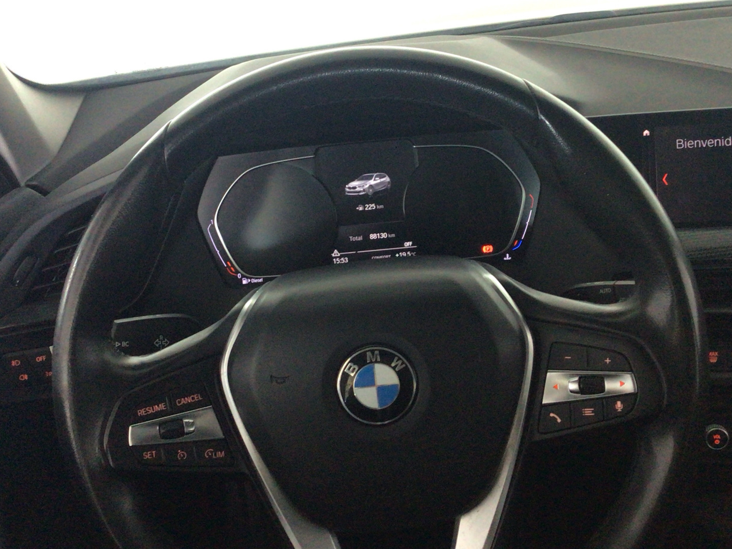BMW Serie 1 118d color Blanco. Año 2019. 110KW(150CV). Diésel. En concesionario BYmyCAR Madrid - Alcalá de Madrid