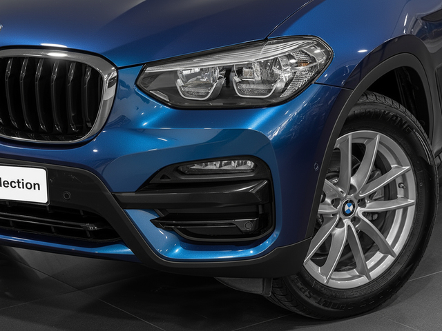BMW X3 xDrive20i color Azul. Año 2021. 135KW(184CV). Gasolina. En concesionario Caetano Cuzco, Alcalá de Madrid
