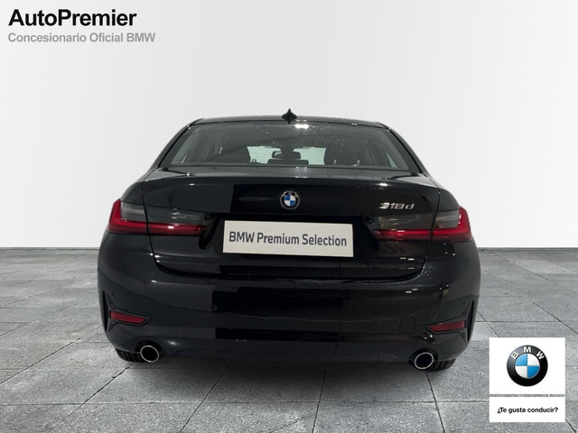 BMW Serie 3 318d color Negro. Año 2022. 110KW(150CV). Diésel. En concesionario Auto Premier, S.A. - MADRID de Madrid