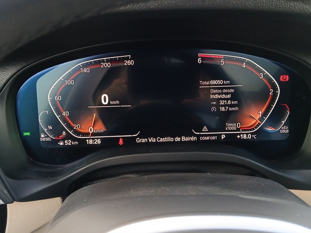 BMW X3 xDrive20d color Negro. Año 2021. 140KW(190CV). Diésel. En concesionario ALZIRA Automoviles Fersan, S.A. de Valencia