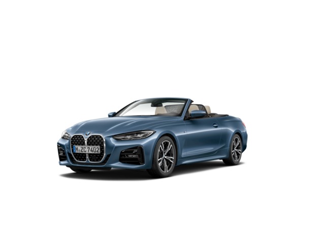 BMW Serie 4 420d Cabrio color Azul. Año 2021. 140KW(190CV). Diésel. En concesionario Auto Premier, S.A. - MADRID de Madrid
