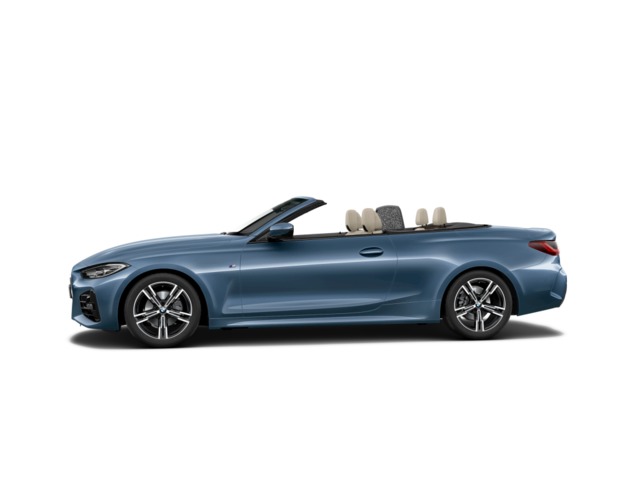 BMW Serie 4 420d Cabrio color Azul. Año 2021. 140KW(190CV). Diésel. En concesionario Auto Premier, S.A. - MADRID de Madrid