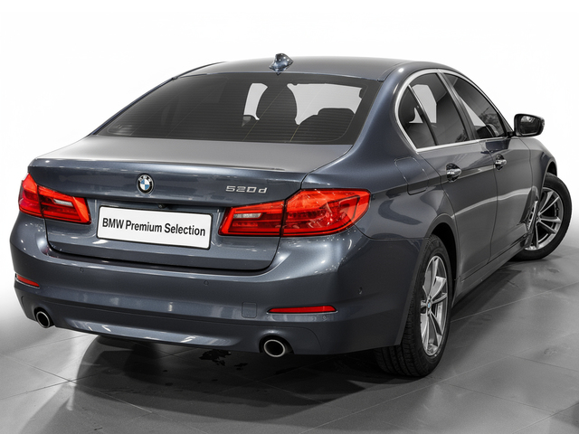 BMW Serie 5 520d color Azul. Año 2017. 140KW(190CV). Diésel. En concesionario Caetano Cuzco, Alcalá de Madrid