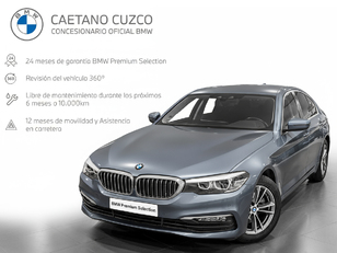 Fotos de BMW Serie 5 520d color Azul. Año 2017. 140KW(190CV). Diésel. En concesionario Caetano Cuzco, Alcalá de Madrid
