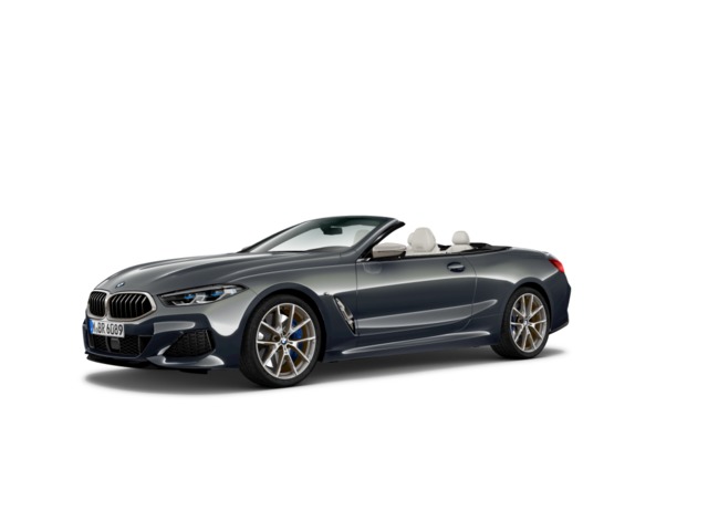 BMW Serie 8 M850i Cabrio color Gris. Año 2019. 390KW(530CV). Gasolina. En concesionario Barcelona Premium -- GRAN VIA de Barcelona