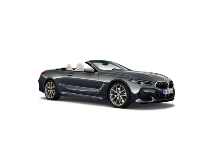 BMW Serie 8 M850i Cabrio color Gris. Año 2019. 390KW(530CV). Gasolina. En concesionario Barcelona Premium -- GRAN VIA de Barcelona