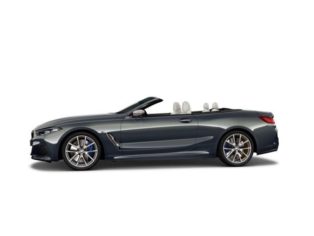 BMW Serie 8 M850i Cabrio color Gris. Año 2019. 390KW(530CV). Gasolina. En concesionario Barcelona Premium -- GRAN VIA de Barcelona