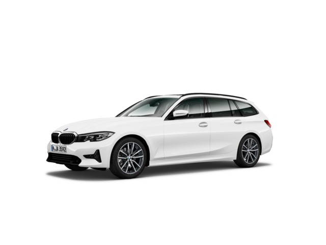 BMW Serie 3 320d Touring color Blanco. Año 2021. 140KW(190CV). Diésel. En concesionario Pruna Motor de Barcelona