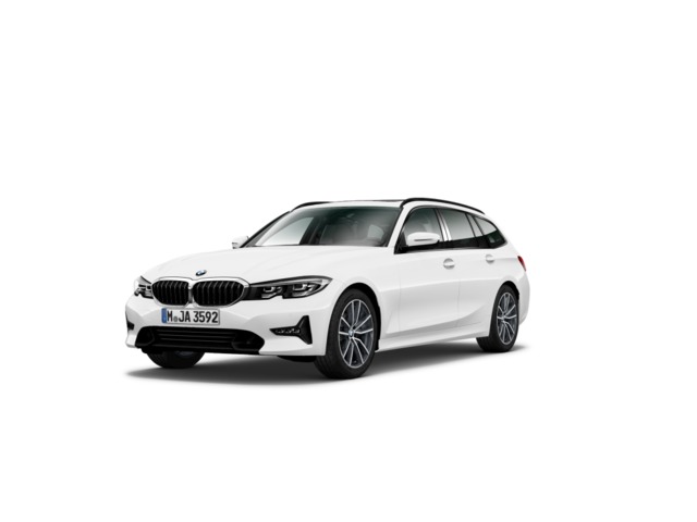 BMW Serie 3 320d Touring color Blanco. Año 2021. 140KW(190CV). Diésel. En concesionario Pruna Motor de Barcelona