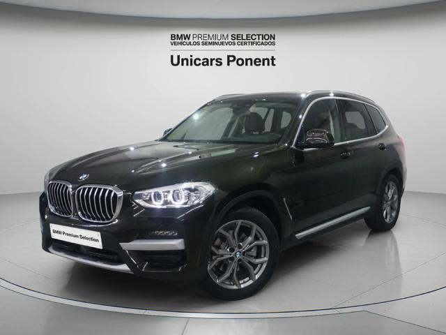 BMW X3 xDrive20d color Gris. Año 2020. 140KW(190CV). Diésel. En concesionario Unicars Ponent de Lleida
