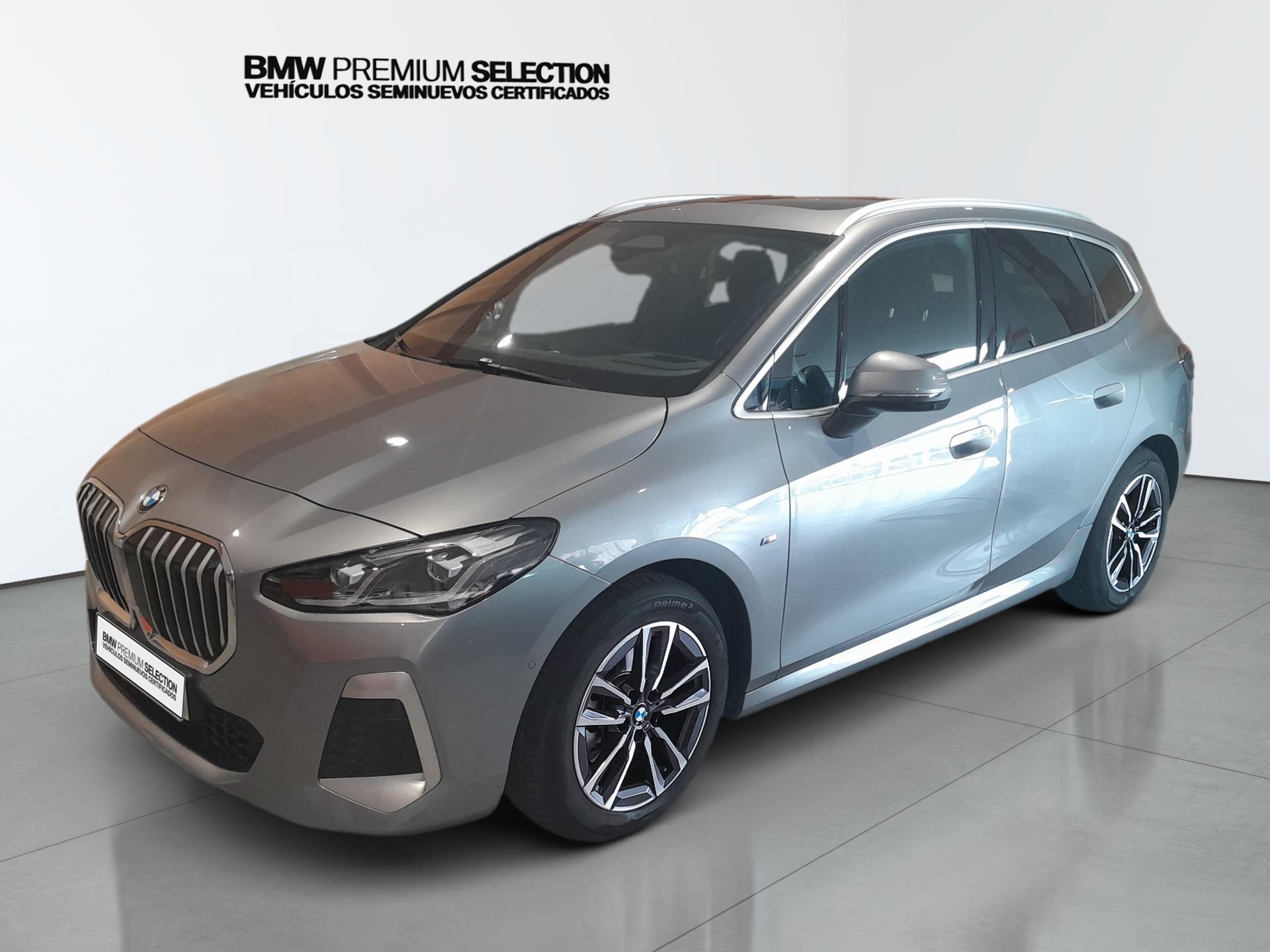 BMW Serie 2 218i Active Tourer color Gris. Año 2022. 100KW(136CV). Gasolina. En concesionario Automotor Premium Fuengirola - Málaga de Málaga