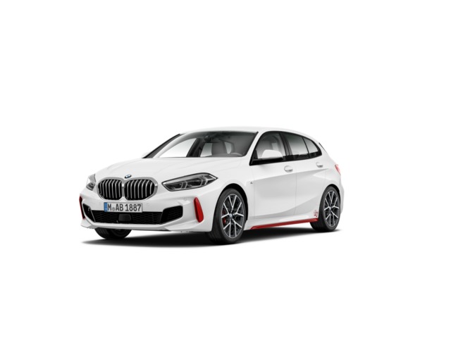 BMW Serie 1 128ti color Blanco. Año 2021. 195KW(265CV). Gasolina. En concesionario Amiocar S.A. de Coruña