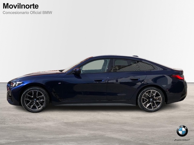 BMW Serie 4 420i Gran Coupe color Azul. Año 2025. 135KW(184CV). Gasolina. En concesionario Movilnorte Las Rozas de Madrid