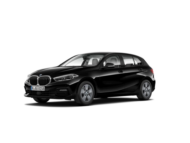BMW Serie 1 118i color Negro. Año 2024. 103KW(140CV). Gasolina. En concesionario Maberauto de Castellón