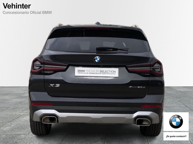 BMW X3 xDrive20d color Gris. Año 2024. 140KW(190CV). Diésel. En concesionario Vehinter Getafe de Madrid