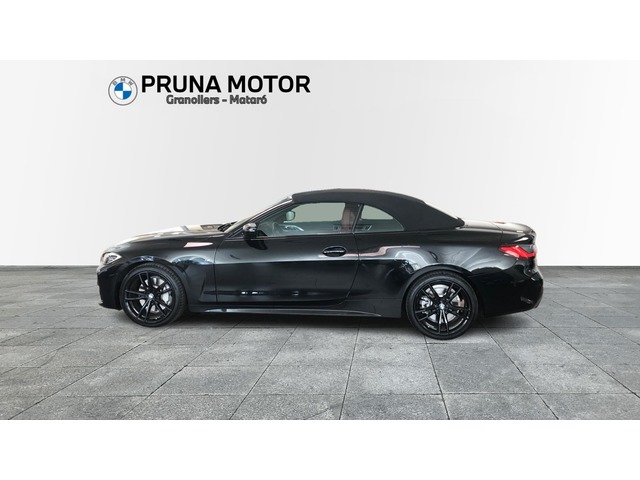 BMW Serie 4 430i Cabrio color Negro. Año 2024. 190KW(258CV). Gasolina. En concesionario Pruna Motor de Barcelona
