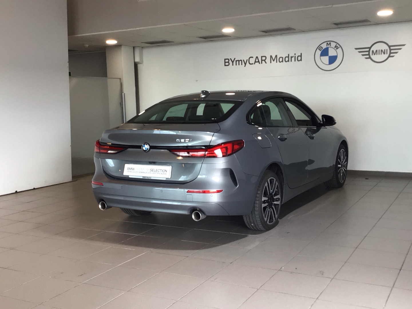 BMW Serie 2 220i Gran Coupe color Gris. Año 2022. 131KW(178CV). Gasolina. En concesionario BYmyCAR Madrid - Alcalá de Madrid