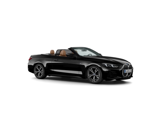 BMW Serie 4 420i Cabrio color Negro. Año 2025. 135KW(184CV). Gasolina. En concesionario Movitransa Cars Jerez de Cádiz