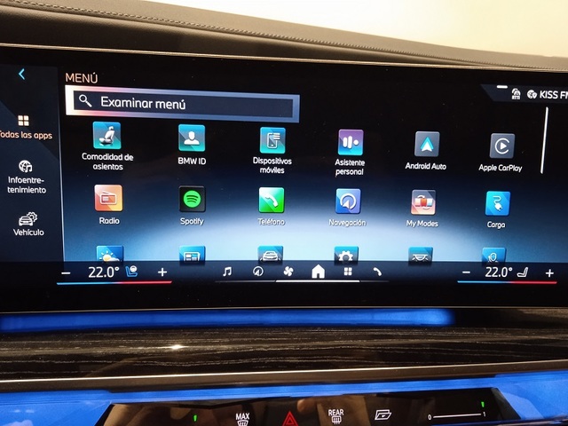 BMW Serie 7 750e color Gris. Año 2023. 360KW(489CV). Híbrido Electro/Gasolina. En concesionario ALBAMOCION CIUDAD REAL  de Ciudad Real