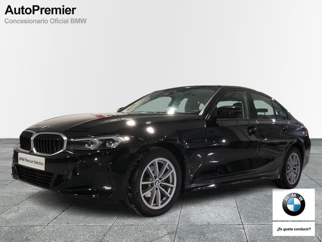BMW Serie 3 318d color Negro. Año 2023. 110KW(150CV). Diésel. En concesionario Auto Premier, S.A. - MADRID de Madrid