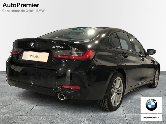 BMW Serie 3 318d color Negro. Año 2023. 110KW(150CV). Diésel. En concesionario Auto Premier, S.A. - MADRID de Madrid