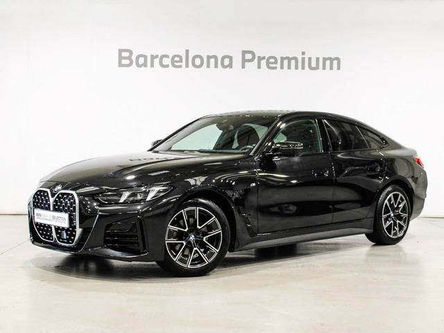 BMW Serie 4 420d Gran Coupe color Negro. Año 2025. 140KW(190CV). Diésel. En concesionario Barcelona Premium -- GRAN VIA de Barcelona
