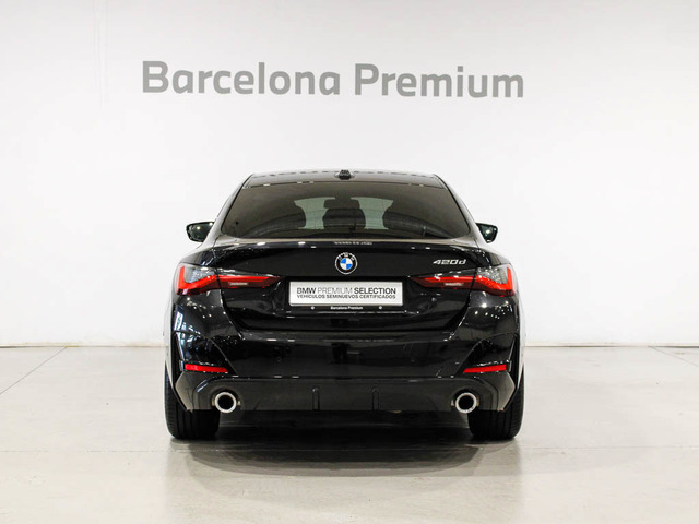 BMW Serie 4 420d Gran Coupe color Negro. Año 2025. 140KW(190CV). Diésel. En concesionario Barcelona Premium -- GRAN VIA de Barcelona