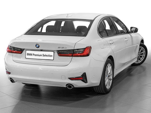 BMW Serie 3 318d color Blanco. Año 2019. 110KW(150CV). Diésel. En concesionario Caetano Cuzco, Alcalá de Madrid