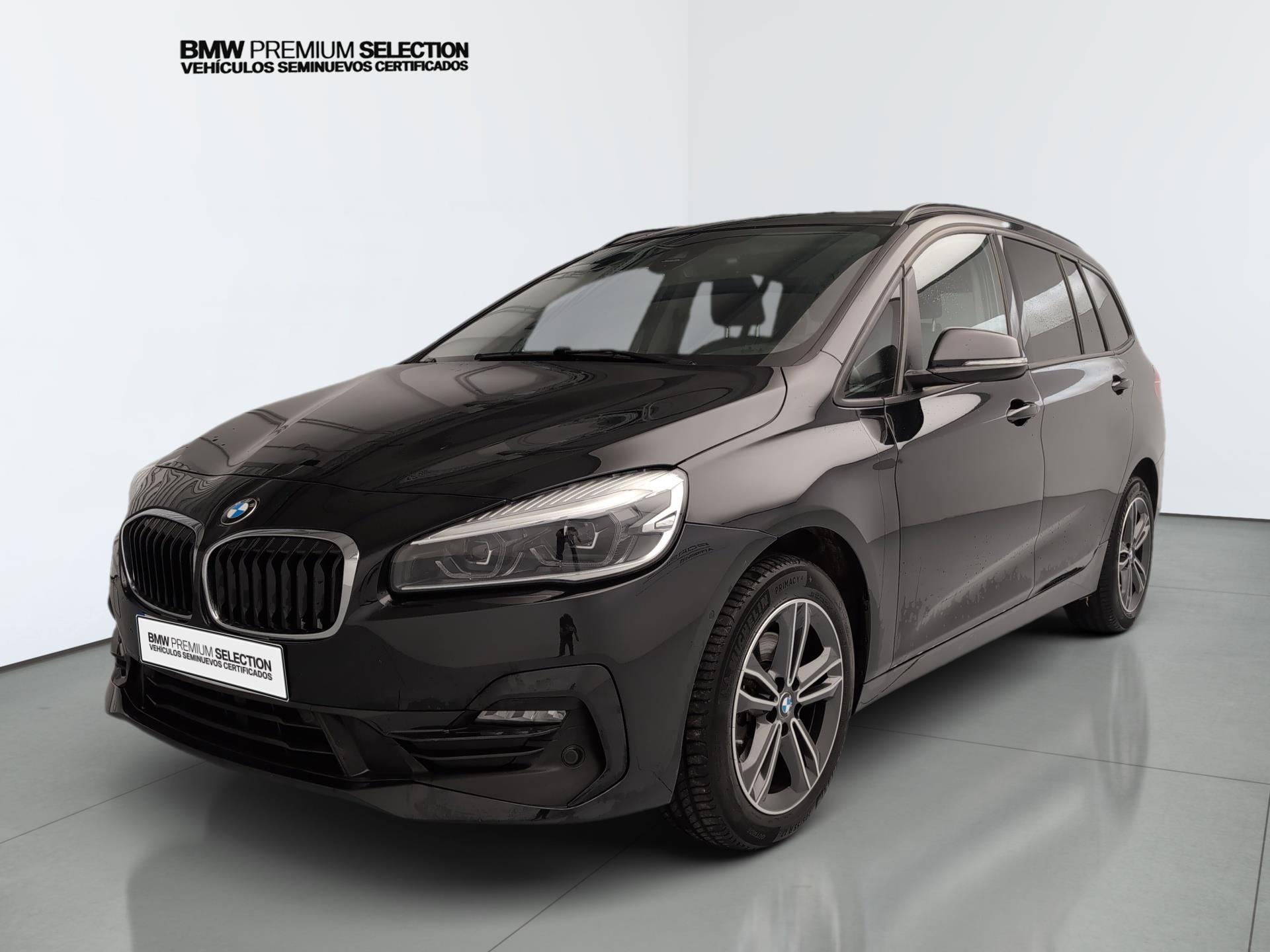 BMW Serie 2 218i Gran Tourer color Negro. Año 2021. 103KW(140CV). Gasolina. En concesionario Automotor Premium Marbella - Málaga de Málaga