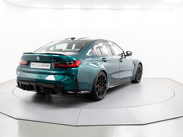 BMW M M3 Berlina Competition color Verde. Año 2023. 375KW(510CV). Gasolina. En concesionario Móvil Begar Alicante de Alicante