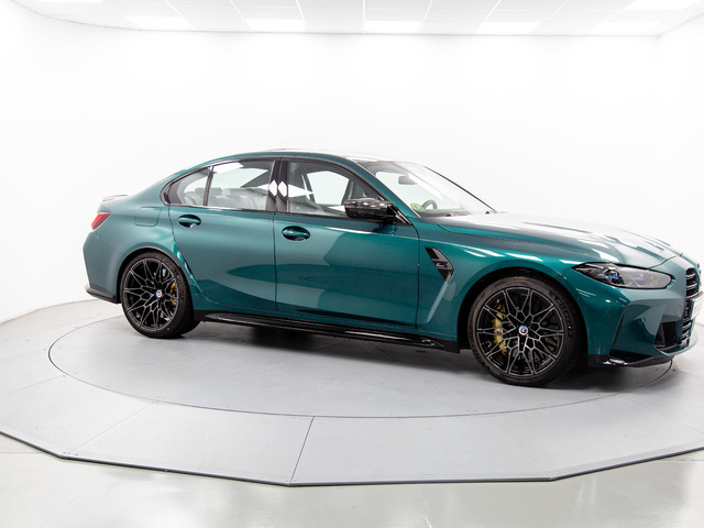 BMW M M3 Berlina Competition color Verde. Año 2023. 375KW(510CV). Gasolina. En concesionario Móvil Begar Alicante de Alicante