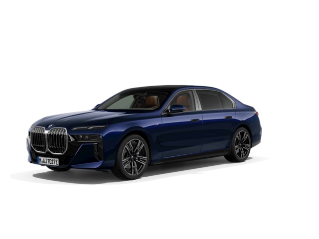 BMW i7 xDrive60 color Azul. Año 2023. 400KW(544CV). Eléctrico. En concesionario Motri Motor Jaén de Jaén