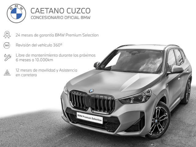 BMW X1 sDrive20d color Gris Plata. Año 2024. 120KW(163CV). Diésel. En concesionario Caetano Cuzco, Salvatierra de Madrid