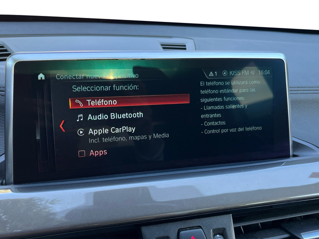 BMW X1 sDrive18d color Negro. Año 2021. 110KW(150CV). Diésel. En concesionario Murcia Premium S.L. AV DEL ROCIO de Murcia