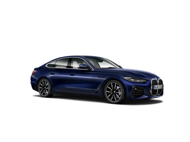 BMW Serie 4 420d Gran Coupe color Azul. Año 2021. 140KW(190CV). Diésel. En concesionario Móvil Begar Alicante de Alicante