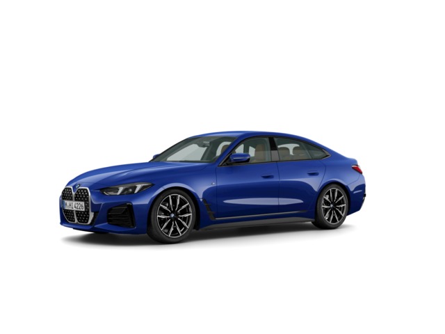 BMW Serie 4 420d Gran Coupe color Azul. Año 2025. 140KW(190CV). Diésel. En concesionario Vehinter Getafe de Madrid