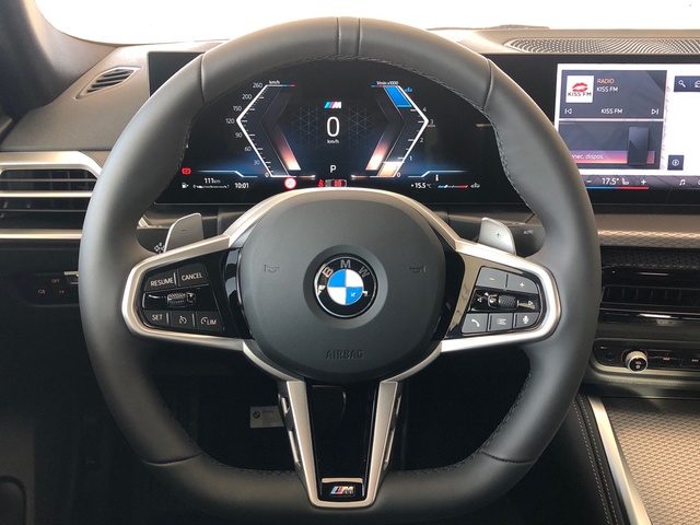 BMW Serie 4 420d Gran Coupe color Negro. Año 2025. 140KW(190CV). Diésel. En concesionario Vehinter Getafe de Madrid