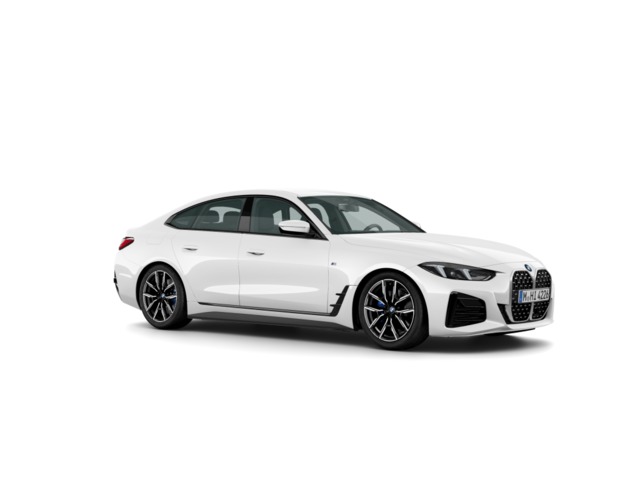 BMW Serie 4 420d Gran Coupe color Blanco. Año 2025. 140KW(190CV). Diésel. En concesionario Vehinter Getafe de Madrid