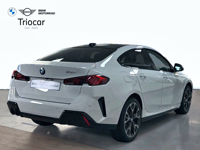 BMW Serie 2 218d Gran Coupe color Blanco. Año 2025. 110KW(150CV). Diésel. En concesionario Triocar Gijón (Bmw y Mini) de Asturias