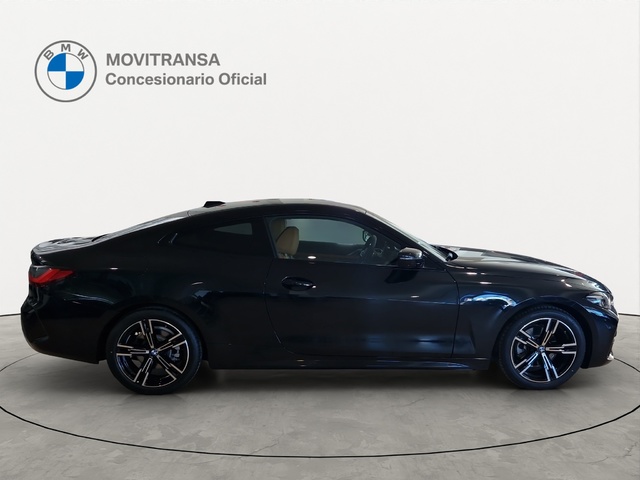 BMW Serie 4 420i Coupe color Negro. Año 2025. 135KW(184CV). Gasolina. En concesionario Movitransa Cars Huelva de Huelva