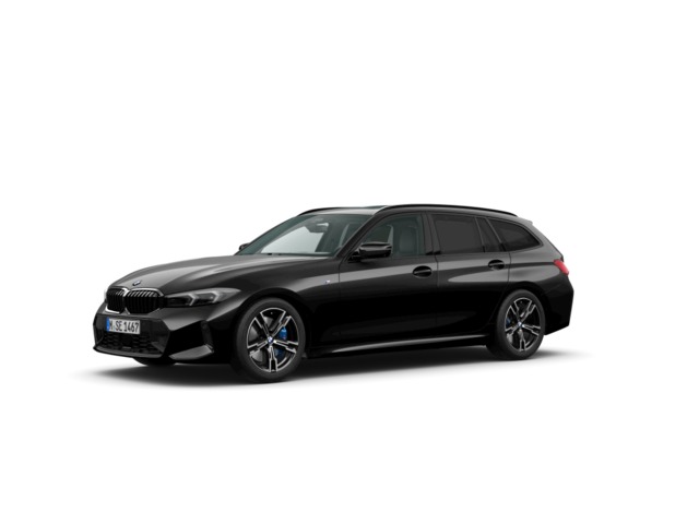 BMW Serie 3 318d Touring color Negro. Año 2024. 110KW(150CV). Diésel. En concesionario Auto Premier, S.A. - MADRID de Madrid